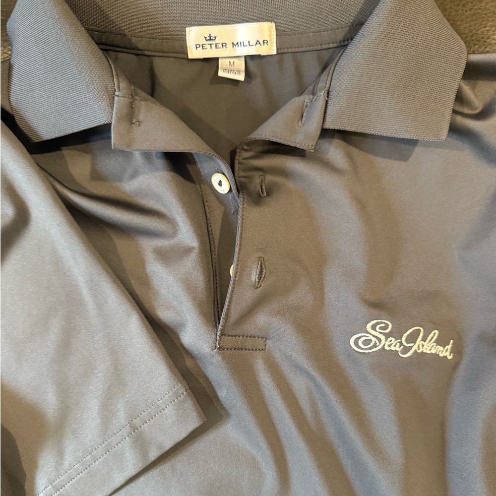 Peter Millar Charcoal Polo Shirt